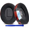 SoloWIT Cuscinetti Auricolari in Gel Refrigerante di Ricambio,Cuscinetti per Bose QuietComfort 35 (QC35) e Quiet Comfort 35 II (QC35 II) cuffie over-ear,Schiuma di Isolamento Acustico - Tempesta rossa