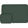 MOSISO 14 pollici Custodia Laptop, 14 pollici Borsa PC Compatibile con HP Lenovo Dell ASUS Acer, HP Stream, Dell Latitude, Lenovo IdeaPad, Neoprene Borse Computer con Custodia Piccola, Verde Smeraldo