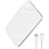 GiGimundo Case Hard Disk 2.5, 5Gbps con cavo USB 3.0, senza attrezzi, alloggiamento esternoper SATA III 7mm/9.5mm SSD HDD, Case Esterno HDD supporta UASP TRIM, plug and play, Bianco