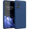 kwmobile Cover per Samsung Galaxy A52 / A52 5G / A52s 5G Custodia - Back Case per Smartphone in Silicone TPU - Protezione Gommata - blu marino