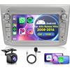 Rimoody 2G+64G Wireless Carplay Android Autoradio 2 Din per Alfa Romeo MITO 2008-2016 7 Pollici Touchscreen Autoradio Android Auto GPS Navi WiFi Mirror Link Bluetooth FM/RDS/EQ/USB/SWC Telecamera Posteriore