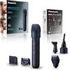 Panasonic MULTISHAPE ER-CKL1, ER-CDT1 & ER-CTB1 Set: tagliacapelli e barba, accessori per rasatura, testina per spazzolino elettrico, batteria ricaricabile agli ioni di litio, colore nero