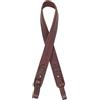 VlaMiTex Cinghia per fucile in pelle bovina con cinghia antiscivolo (J8r Marrone)