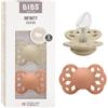BIBS Infinity Ciuccio, 6-18 mesi, confezione da 2, Vanilla/Peach