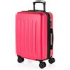 SKPAT - Valigia 23Kg da stiva capiente Valigia rigida XL con ruote silenziose Valigia espandibile Trolley Grande Rigido leggero ideale per viaggi lunghi con Lucchetto a combinazione, Fucsia