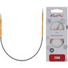 KnitPro Ferri circolari fissi Zing, asimmetrici, 25 cm, misura 2,25 mm