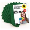 OFITURIA Feltro Colorato per Artigianato, Fai-da-te, Progetti Scolastici, Scrapbooking, Cucito Creativo e Decorazioni 40x30cm (Verde Scuro, 10 pz)