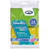 ARIX | 48 Spugne Antigraffio Color Della Linea Splendelli, Spugna per Superfici Delicate e Antiaderenti, Spugna Pulizia Microonde, Antiunto - 24 Confezioni