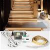 XLSBZ Luci LED per scale con sensore di movimento, 16 gradini, strisce luminose, luce calda