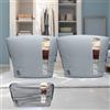 EULANT Grande Sacchetto Sottovuoto in Nylon per Vestiti con Chiusura Lampo Ermetica IP67, Impermeabile Compressione Sottovuoto per Copriletti, Coperte, Biancheria da Letto, Riutilizzabili