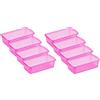 MiraHome Set di 8 cestini portaoggetti MiraHome da 0,7 l 20x10x5,5 cm rosa