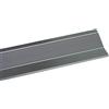 Amig - Tapajuntas - 820 mm x 40 mm - Striscia di transizione su gradino e adesivo - Copri rivestimento per giunti in legno, parquet, legno, legno, marmo e piastrelle - Alluminio argentato