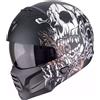 Scorpion Casco moto modulare Scorpion EXO-COMBAT II GENESIS nero opaco-bianco-oro, M