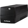 Nilox Gruppo di Continuità UPS 1500VA Sinusoidale Pura con Schuko e IEC