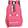 FANDARE Ragazze Zaino Casual Borsa da Scuola Adolescente Daypack School Bag per Scuola Università Viaggio Shopping Impermeabile Tessuto Oxford Zaini Rosso