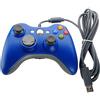 ameego Xbox 360 Game Controller USB Wired Gamepad Game Joystick Joypad for Microsoft & Windows PC (Blue)