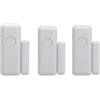 Clouree Rilevatore di porte wireless e finestre per 4G/3G/GSM Allarme System, rilevatore magnetico per porte di sicurezza domestica, sensore di finestra senza fili (3 pezzi)