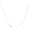MILOR Collana donna in argento 925 placcato platino con ciondolo Infinito - Girocollo elegante e ipoallergenico - Gioielli donna made in Italy - Regalo per Festa della mamma e compleanno