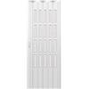 Pinto Porta a soffietto da interno in kit con vetri in PVC Bianca 82x220 cm mod. Sonia