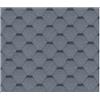 TIMBELA Set di tegole bituminose Hexagonal Rock H550GREY, Copertura bituminosa di Colore Grigio M550 per casetta da Giardino