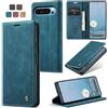 Cracedily Cover per Google Pixel 9 Pro XL Case, Custodia Cover Pelle Premium Portafoglio con Porta Carte Magnetica Supporto Protezione Flip Case Custodia per Pixel 9 Pro XL, Blu-verde