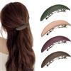 Futuhada Set di 4 Fermagli per Capelli Automatico Vintage, Accessori per Capelli Francesi, Clip per Capelli Automatico, Grandi Opachi Molletta Automatica per Donne e Ragazze