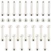 Ruidee 50Pezzi/25Sets Rivetti a Vite M5x35mm Viti Rilegatura Acciaio Inox Viti Chicago Rivetti Testa Piatta a Vite Cintura per Fissaggio Album Fotografico (ZBD/M5x35)