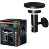 OSRAM Illuminazione esterna solare ENDURA Style, nero, acciaio inossidabile, IP44, sensore di movimento e luce diurna, alimentazione solare, ideale per terrazze e ingressi