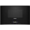 Siemens BF722L1B1 iQ700 forno a microonde da incasso, nero, cookControl7 - Programmi automatici, humidClean Plus - Pulizia degli interni, ideale per l'installazione rialzata, porta girevole con
