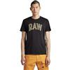 G-STAR Uomo RAW University T-Shirt, Nero (dk black D22831-336-6484), XL