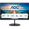 AOC Q27V4EA - Monitor LED - 68,6 Cm (27") - 2560 X 1440 QHD @ 75 Hz - IPS - 250