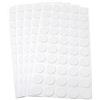 Adsamm® / 250 x feltrini autoadesivi ultrasottili/Bianco/ø 20 mm/Rotondo/piedini per mobili in feltro extra fine da 1.5 mm di spessore/pad protettivi per arredi