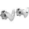 SOMATHERM FOR YOU - B21815B - V ganci per asciugamano asciutto Chrome - tubo tondo per la vite