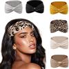 Luckwaii Fascia Capelli Donna 6 Pezzi Elastico Capelli Fasce Capelli Donna, Cerchietti Annodato Fasce Accessori Capelli Movimento Yoga Fasce per Capelli Bandana Extra Large Headband