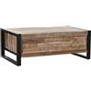 DKD Home Decor Tavolino da Caffè DKD Home Decor Metallo Acacia (110 x 60 x 40 cm)