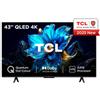 TCL Smart TV TCL 43P7K 43 4K Ultra HD LED HDR D-LED QLED