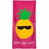 Puckator Telo Mare in Microfibra 180x85cm - Ananas - Good Vibes Only