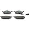 FERODO Kit pastiglie freni Anteriore Con contatto segnalazione usura senza accessori FDB1398 Compatibilità con VW Golf IV Hatchback 1J1 GOLF VI 5K1 Golf V Hatchback 1K1 POLO 9N, AUDI A3 Sportback 8PA