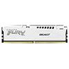 Kingston FURY Beast Bianco DDR5 32GB (2x16GB) 6000MT/s CL30 DIMM Memoria Gaming per Computer Fissi Kit da 2 AMD EXPO e Intel XMP - KF560C30BWEK2-32