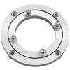 Besimple Cuscinetto per giradischi in lega di alluminio, resistente, con cuscinetto girevole Lazy Susan, per tavolo da pranzo rotondo, piastra girevole liscia (120 mm - 4,7 pollici)