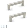 ANSIEDIO 2 pezzi Maniglie per Mobile Acciaio Inox Maniglie Armadio Maniglie per Cucina Distanza Fori 96 mm