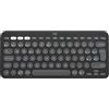 Logitech Pebble Keys 2 K380s - QWERTY Spanish Layout, Graphite