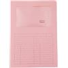 Blasetti Sintex - Cartellina Finestra A4-50pz - Carta 120gr - Rosa | Cartellina con finestra A4 22x31cm, carta 120gr FSC, aperta due lati, tabella stampata.