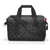 REISENTHEL MS7075 ALLROUNDER M Borsa sportiva Donna GLOSSY DOTS BLACK Taglia Unica