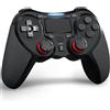 TERIOS Controller for PS4,Gamepad for PS4 Compatibile con PS4/Pro/Slim,Altoparlante Integrato/Jack per Cuffie Stereo/Doppia Vibrazione/4 Diverse Intensità di Vibrazione /6-Assi Giroscopio/Touch Panel
