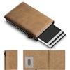 Manmaxim Portacarte Uomo, Portafoglio Uomo Slim con RFID Blocco Pop-up Porta Carte di Credito per 11-13 Carte Porta Tessere Uomoo Senza portamonete, Portafoglio Slim (Pelle Crazy Horse, Senza portamonete)