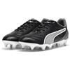 PUMA King PRO MXSG, Scarpe da Calcio Unisex-Adulto, Black White-Cool Dark Gray, 43 EU