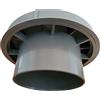 OUTILE Cappello di ventilazione Ø 100 mm Grigio Outile