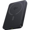 Baseus EnerFill Qi2 Certificato MagSafe Power Bank 10000mAh, PD 22,5W USB-C Uscita, 15W Wireless Magnetico PowerBank, Mini Batteria Magsafe per iPhone 17/16/15/14/13/12 Plus, Pro, Pro Max, Nero