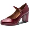 Tamaris Pump da Donna con Cinturino 1-22462-45 décolleté, Nero Opaco, 39 EU